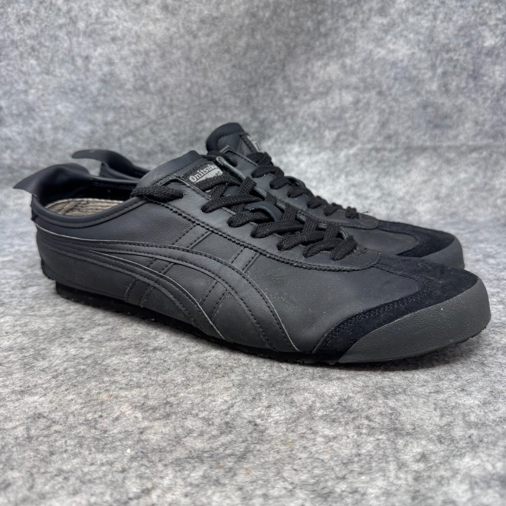 Onitsuka Tiger MEXICO 66 Triple Black Sneakers Mens Sz 11.5 Shoes 1183C102